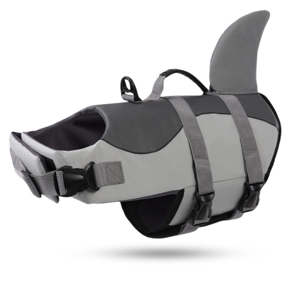 Shark Dog Life Jacket, Shark Life Jacket, Shark Life Vest for DOGS